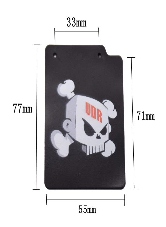DJX Stainless Steel Frame Rubber Rear Mud Flaps for Traxxas 1/7 UDR Unlimited Desert Racer - Image 4